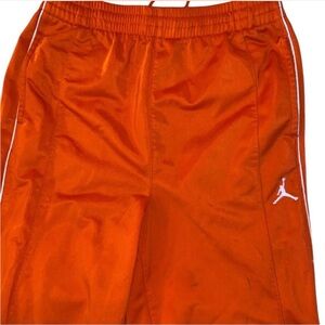 orange jordan pants kids xl